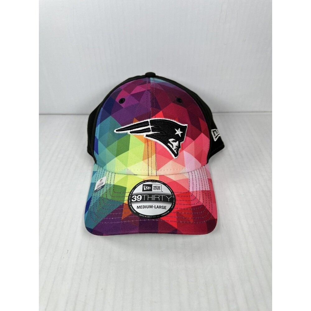 New Era 39THIRTY Crucial Catch New England Patriots NFL 2023 Sideline Hat Sz M/L